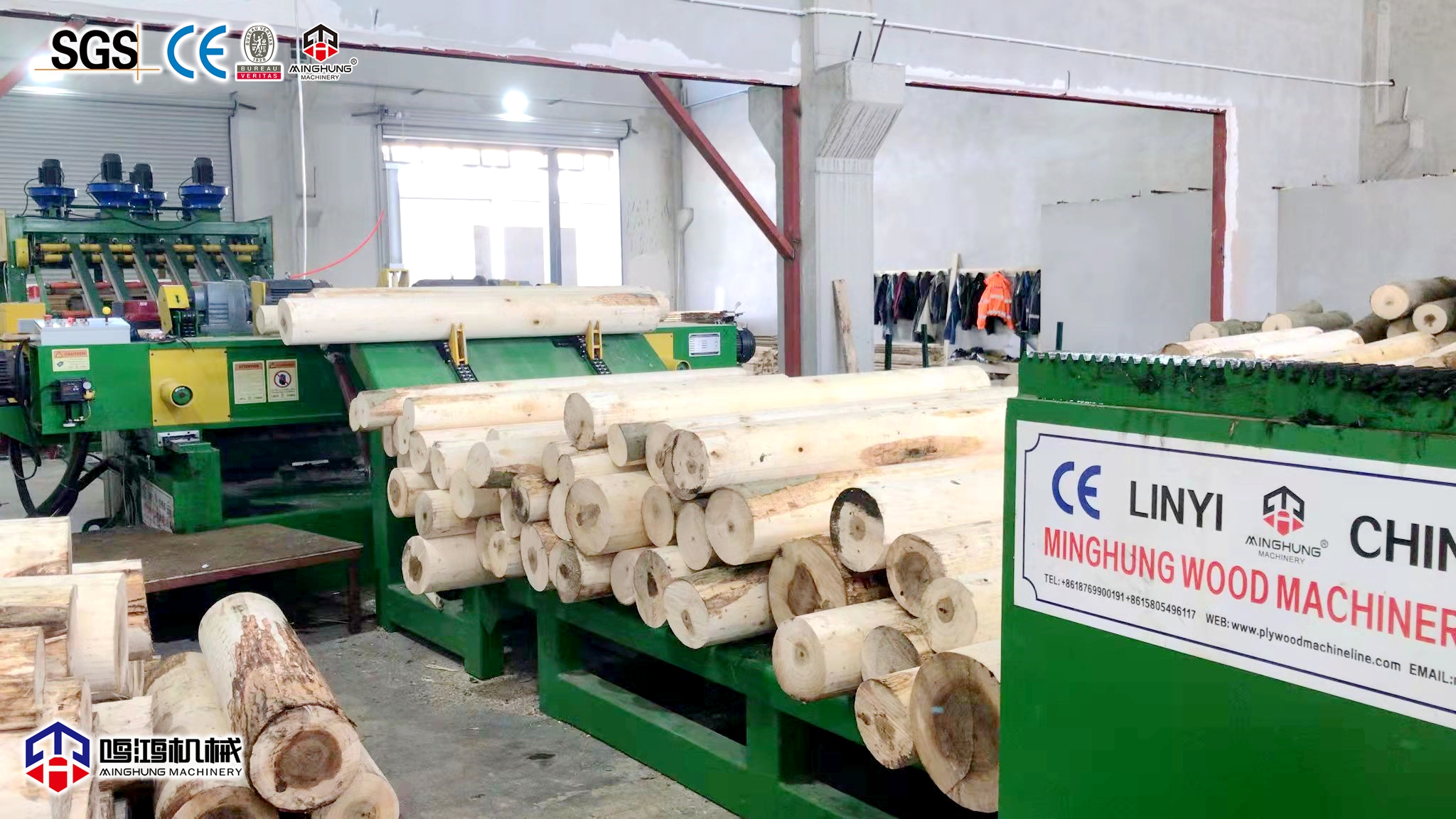 Mesin veneer kayu 8feet