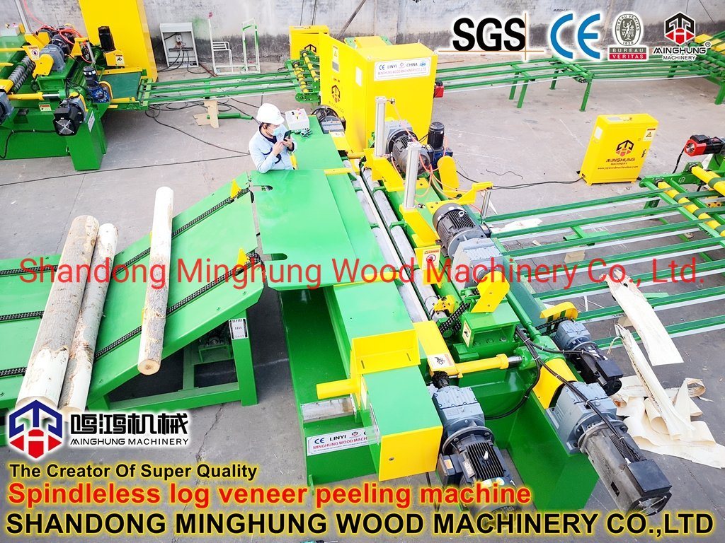 Mesin Bubut Rotary Rolling Mill Cina untuk Produksi Veneer