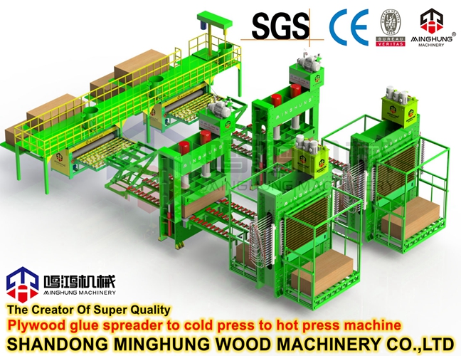 MINGHUNG lini mesin kayu lapis