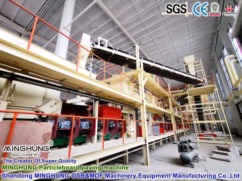 Lini Produksi Mesin Pembuat Papan OSB 100-400cbm/Hari /OSB/ MDF / HDF
