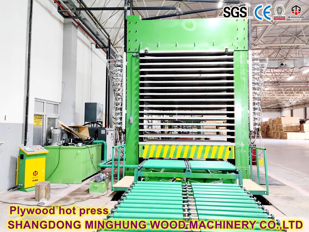 Mesin press panas kayu lapis