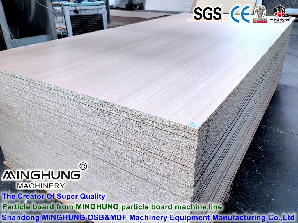 Produk Papan Partikel dari Lini Produksi Papan Kayu China Minghung