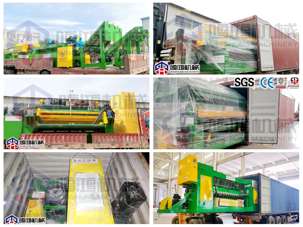 mesin pengupas kayu lapis