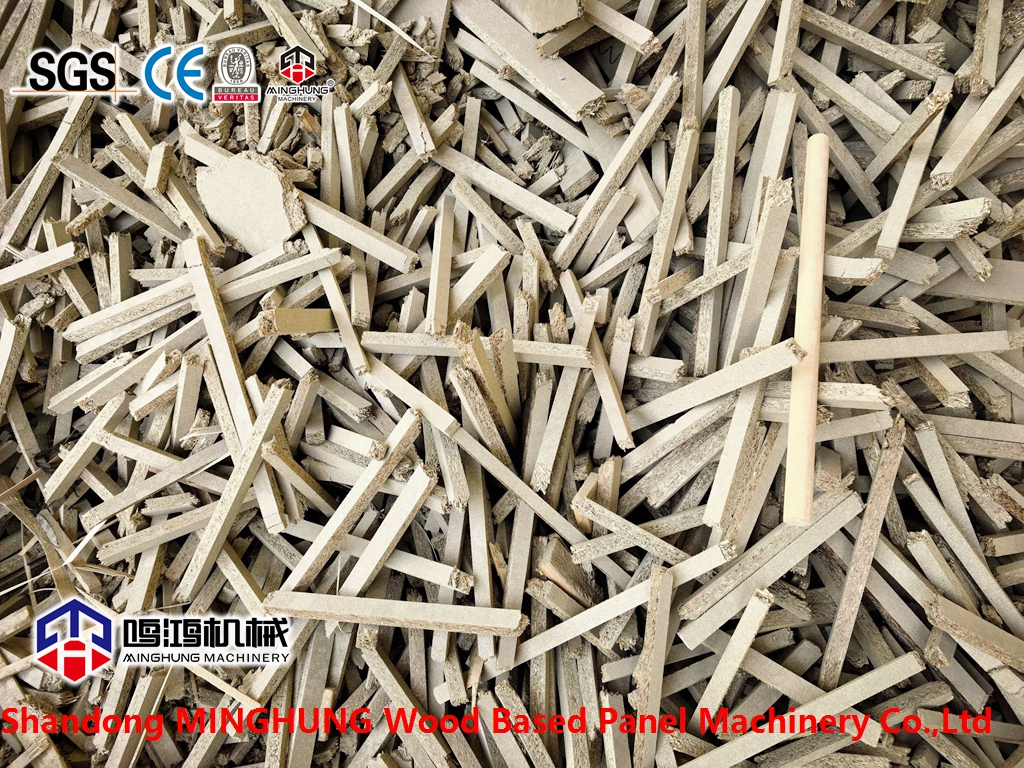 Potongan kayu dari papan partikel