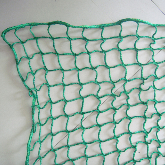 PP with UV 220gsm green color cargo net, container net,packing net