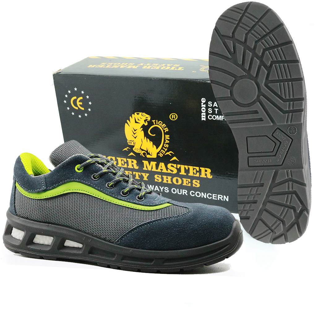 Shock absorption tiger master brand sport type work shoes safety