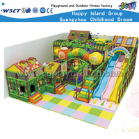 Small Children Cartoon Indoor Playground With Slide (HD-8801)