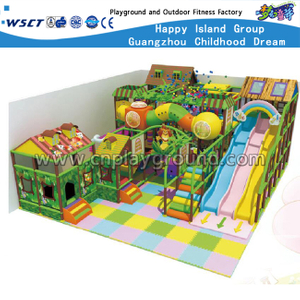 小型儿童卡通室内游乐场带滑梯 (HD-8801)