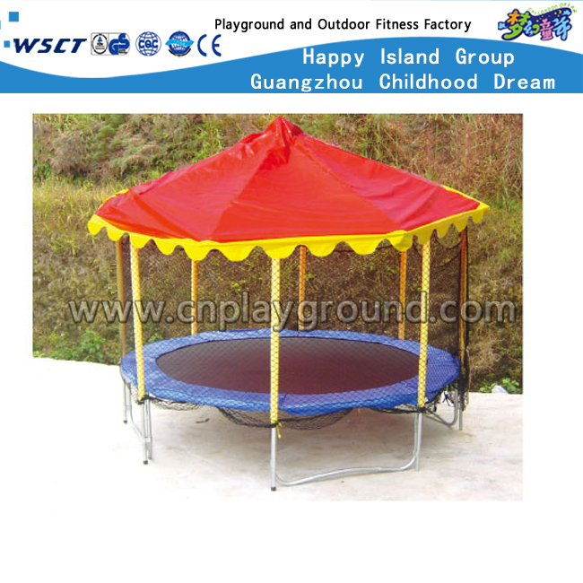 带屋顶设备的游乐园儿童蹦床（M11-10402）