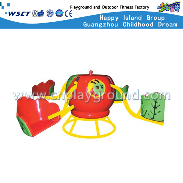 Plastikspielwaren-Drehscheiben-Stuhl im Freien für Kleinkind-Spielplatzgeräte (M11-09702)