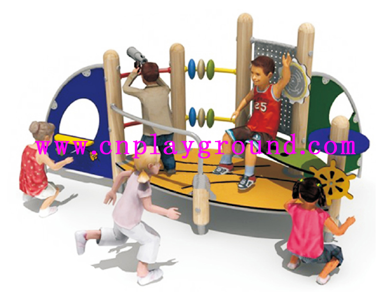  Neues Design Mini-Kinderspielplatz aus Holz für den Hinterhof