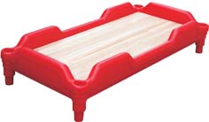  Hochwertiges Kinderschulbett mit Holzbettbrett und Kunststoffhalterung (M11-08203)