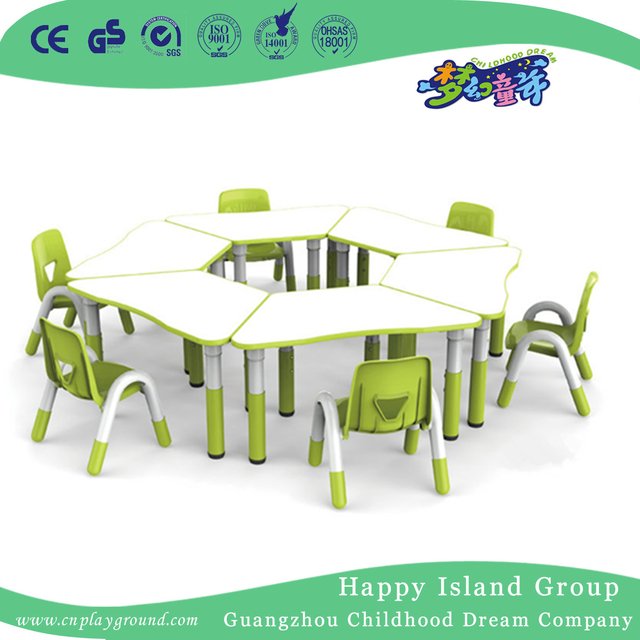 Kindergarten Holz Kinder Klee Modell Tisch (HG-4801)
