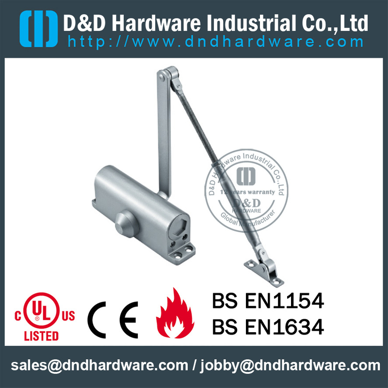 Liga de alumínio boa qualidade prática porta mais próxima para porta comercial-DDDC-61A