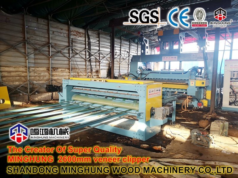 Spindle Wood Veneer Log Peeling Lathe untuk Face Veneer