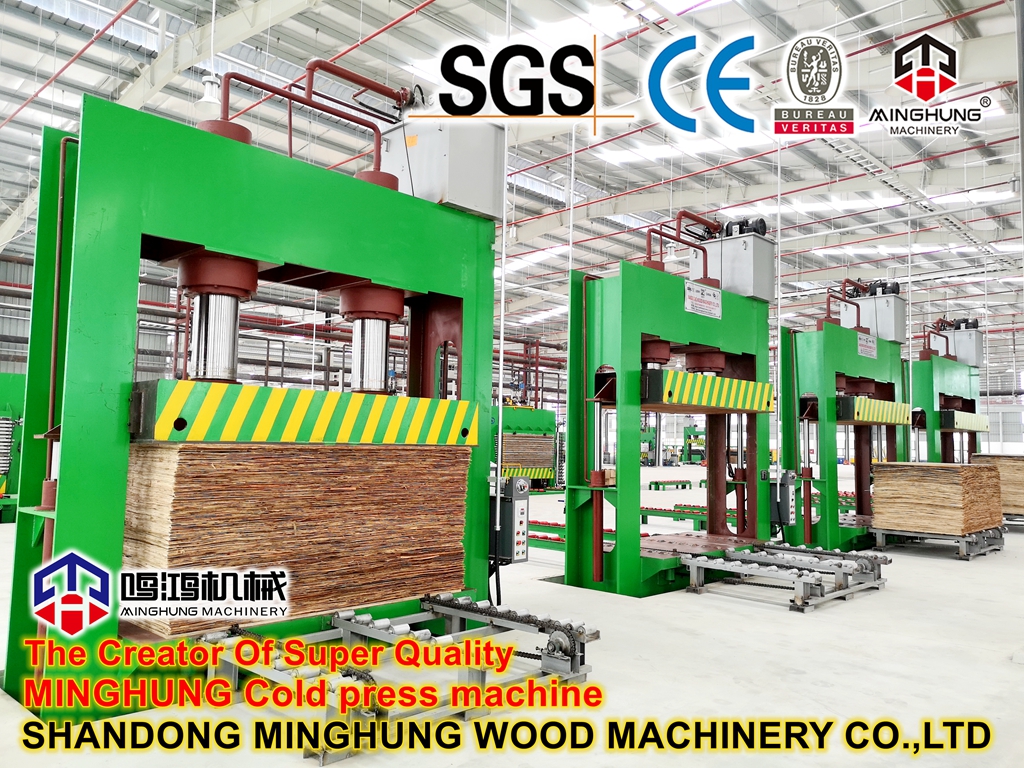 MINGHUNG mesin rpess dingin untuk pemrosesan kayu lapis