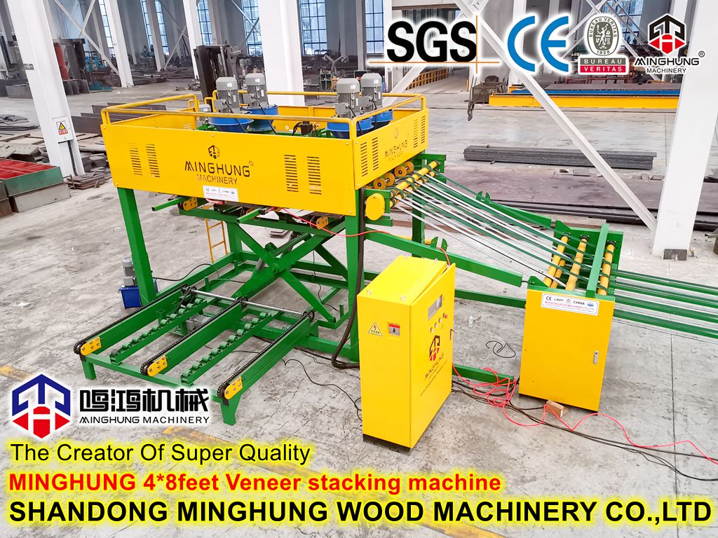 MINGHUNG Penumpukan veneer sepanjang 48 kaki