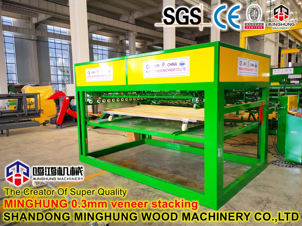penumpukan veneer spindel