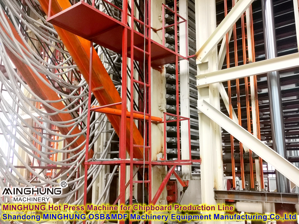 MINGHUNG Mesin Hot Press untuk Produksi Chipboard