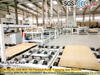 Lini Mesin Produksi Papan Partikel Shandong OSB/ LVL (Oriented Strand Board).