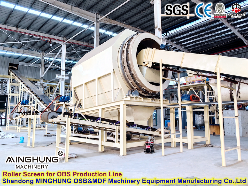 Peralatan Lini Produksi OSB Mesin Pengerjaan Kayu Papan Partikel Shandong