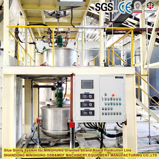 Sistem Ukuran Lem untuk Garis Prodcution Papan Untai Berorientasi