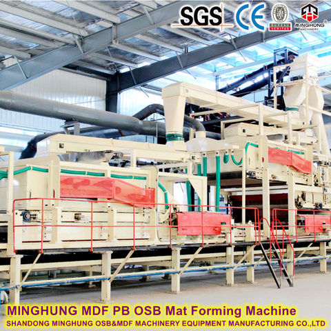 Ketebalan 25mm 830kg/m³ HDF Produksi