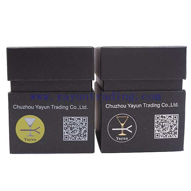 yayun new arrival custom printed luxury gift boxes for candle holder set