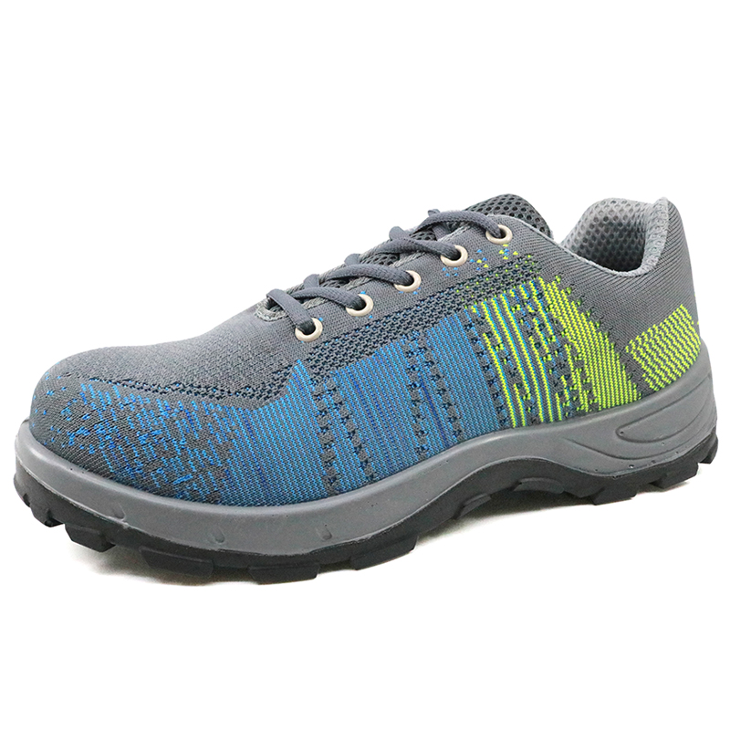PU injection steel toe warehouse sport type safety shoes breathable