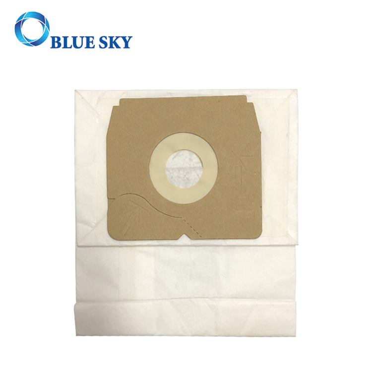 Bolsa de filtro de polvo de papel blanco de repuesto para aspiradora electrostática microfina