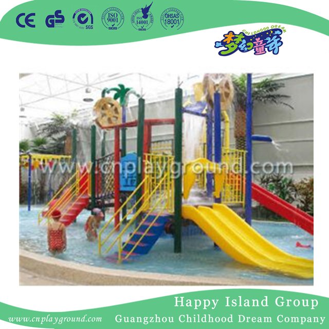 Neues Design Günstige Kleine Kinder Wasserpark Slide Spielplatz (WPE-cus001)