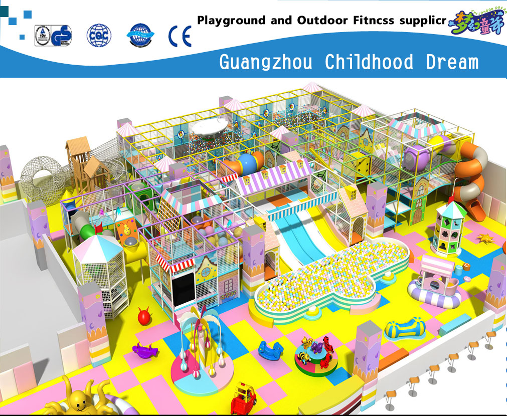 Kundengebundene Karikatur-Innenspielplatz-Kinderspielgeräte (H13-60018)