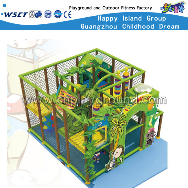  顽皮森林儿童室内游乐设备 (HD-7401)