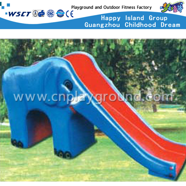 Bule Elephant Plastic Slide Spielplatz im Freien spielen Spielzeug (M11-09808)