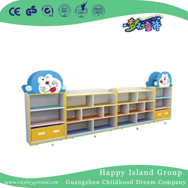  Vorschule Cartoon Snoopy Holzspielzeug Schrankeinheit (M11-08701)