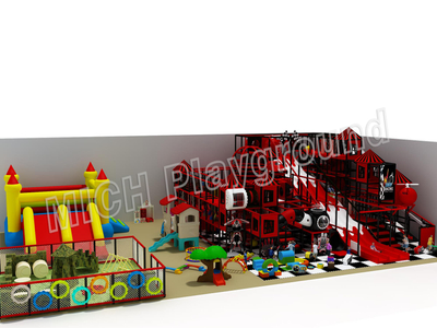 Parque de diversões interno macio de diversão de crianças 6619B