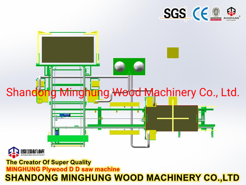 Mesin Plywood Plywood Edge Trimming Sizing Machine