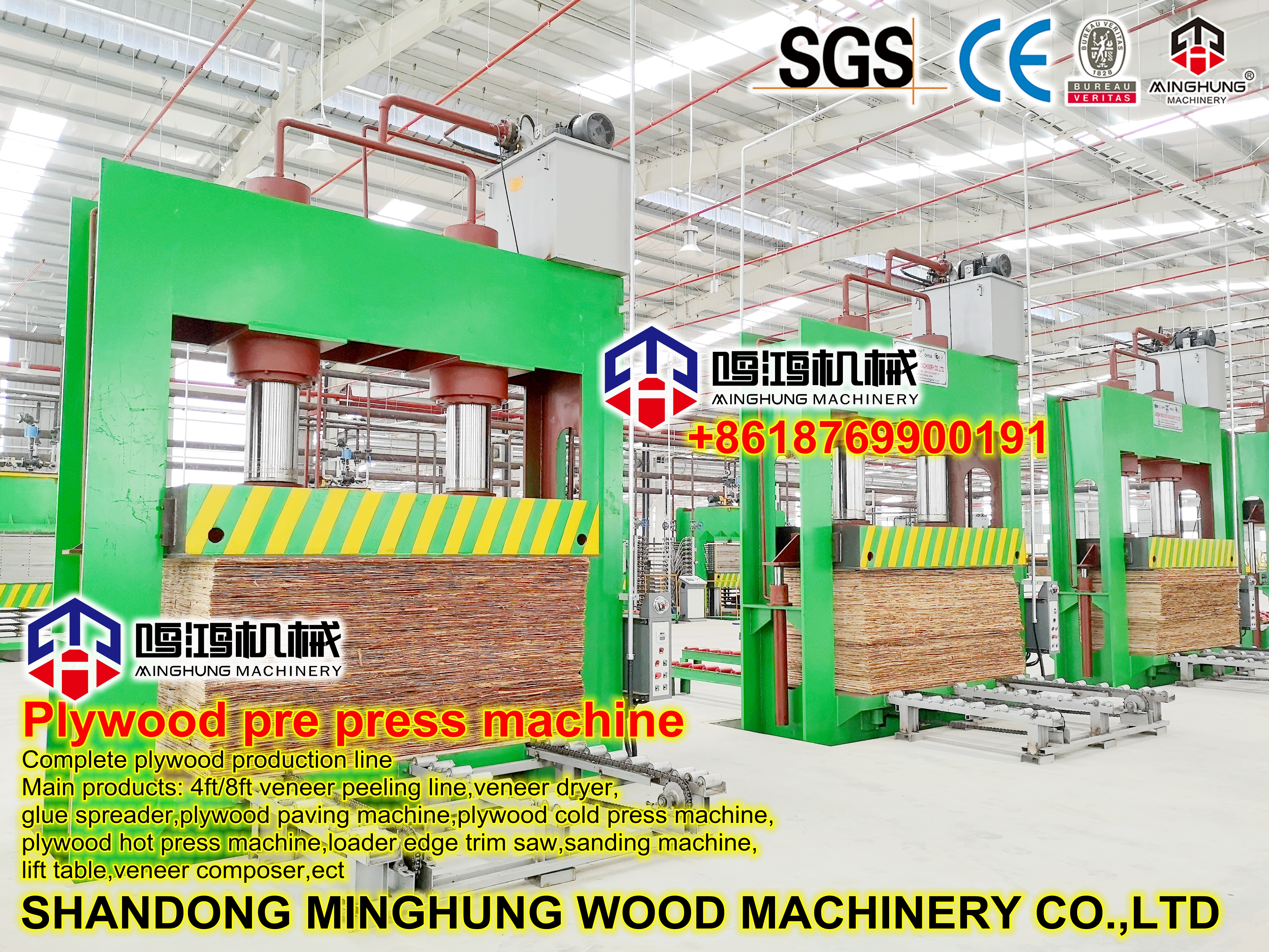 MINGHUNG MESIN PRESS DINGIN PLYWOOD