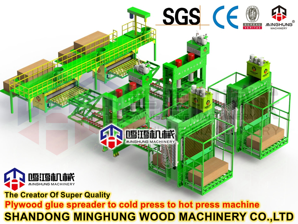 Mesin Press China Hot Press Untuk Memproduksi Kayu Lapis Yang Baik