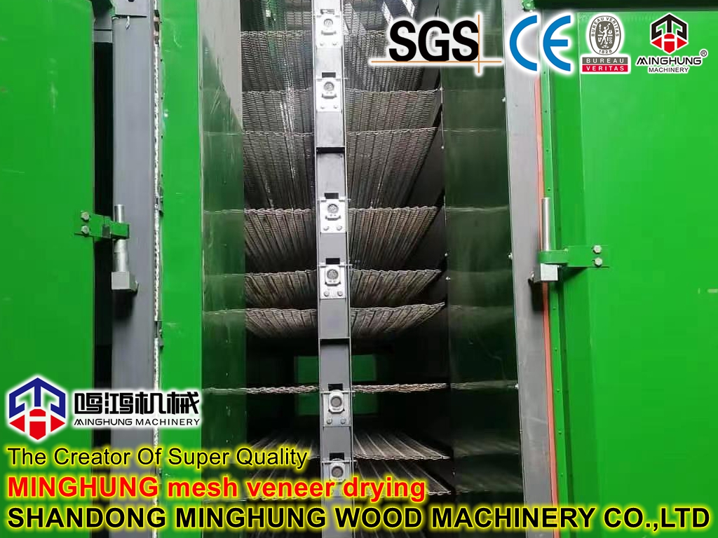 pengeringan veneer mesh dari kipas MINGHUNG 