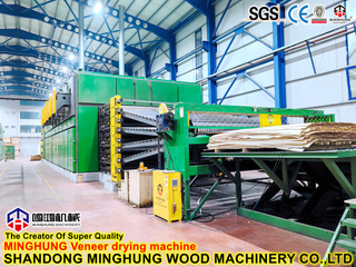 Solusi pengeringan veneer otomatis untuk kayu lapis