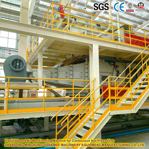 600m³ Peralatan Produksi Partikel Papan Papan Papan Api 12mm