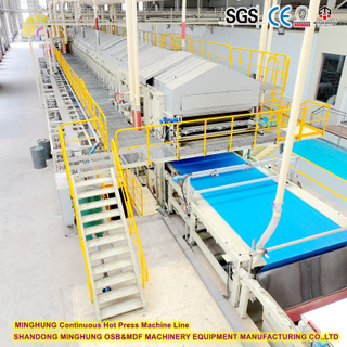  Jalur produksi press datar berkecepatan tinggi khusus khusus untuk papan serat 3mm
