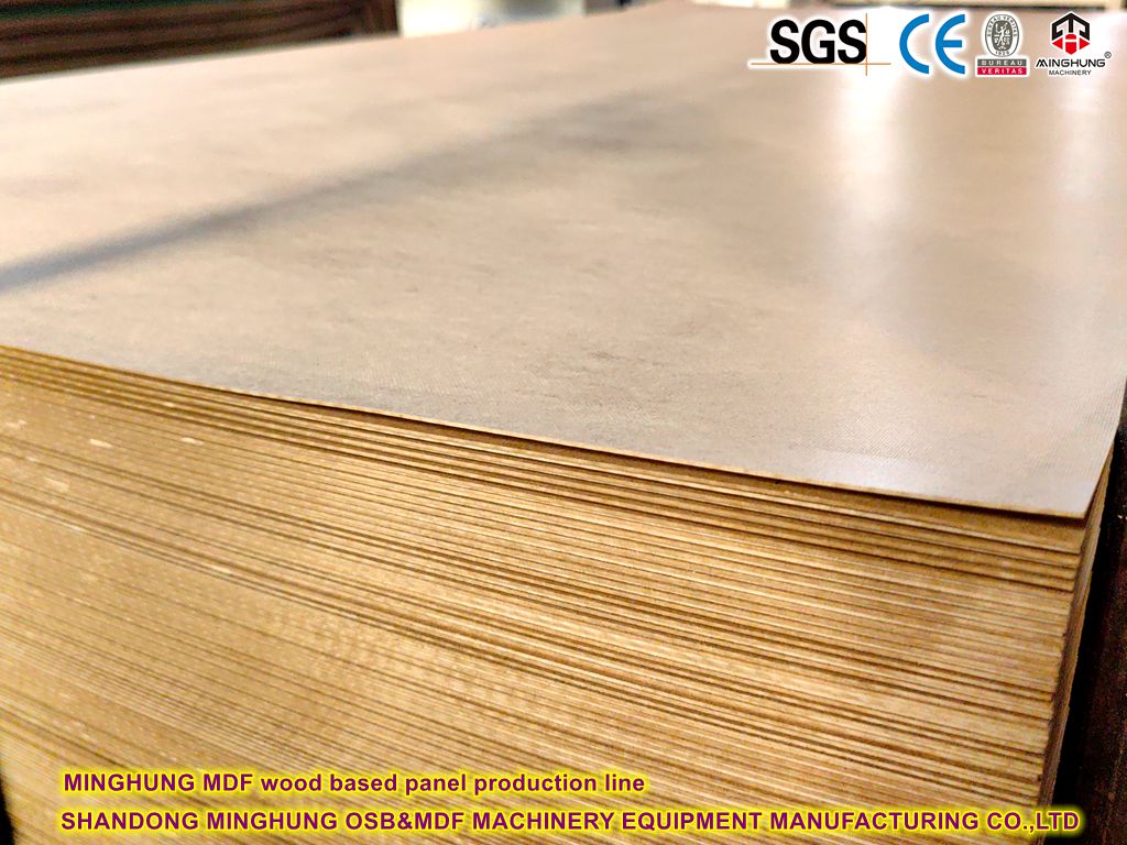 MINGHUNG MDF Panel Berbasis Kayu Lini Mesin Produksi