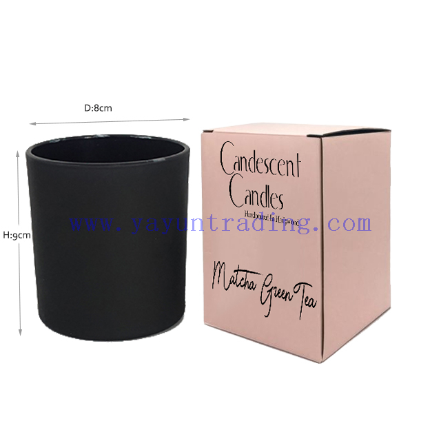 10oz black jar and box