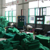 HDPE 140gsm green and black color scaffold net