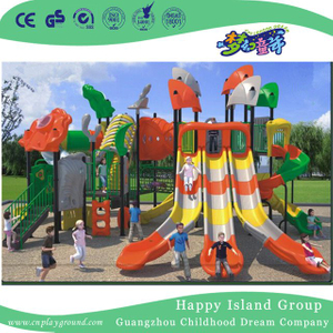 Neues Design Outdoor-Kinder-Kombinationsrutschen-Spielplatz