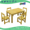 Kindergarten-Möbel-Klassenzimmer-Eichen-Doppelt-Plattform mit Fach für zwei Kinder (HG-3801)
