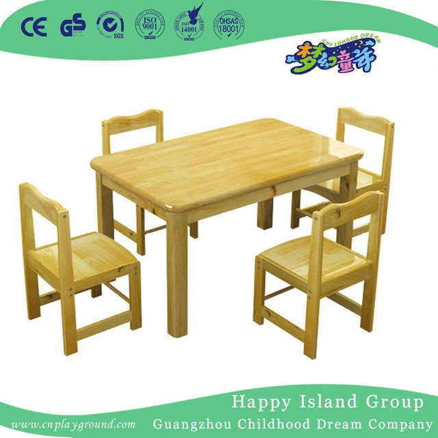 Schule-feste hölzerne Vierecks-Tisch-Möbel für Kinder (HG-3806)