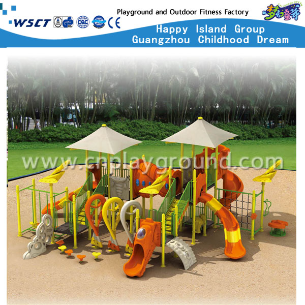 Multi-Funciton Orange & Yellow Children Sea Breeze Slide Spielplatz aus verzinktem Stahl (HA-02901) 